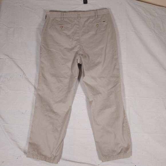 Nautica Classic Fit The Deck Pant Straight Leg Khaki Pants 38x30 RUNS SMALL - Picture 2 of 16
